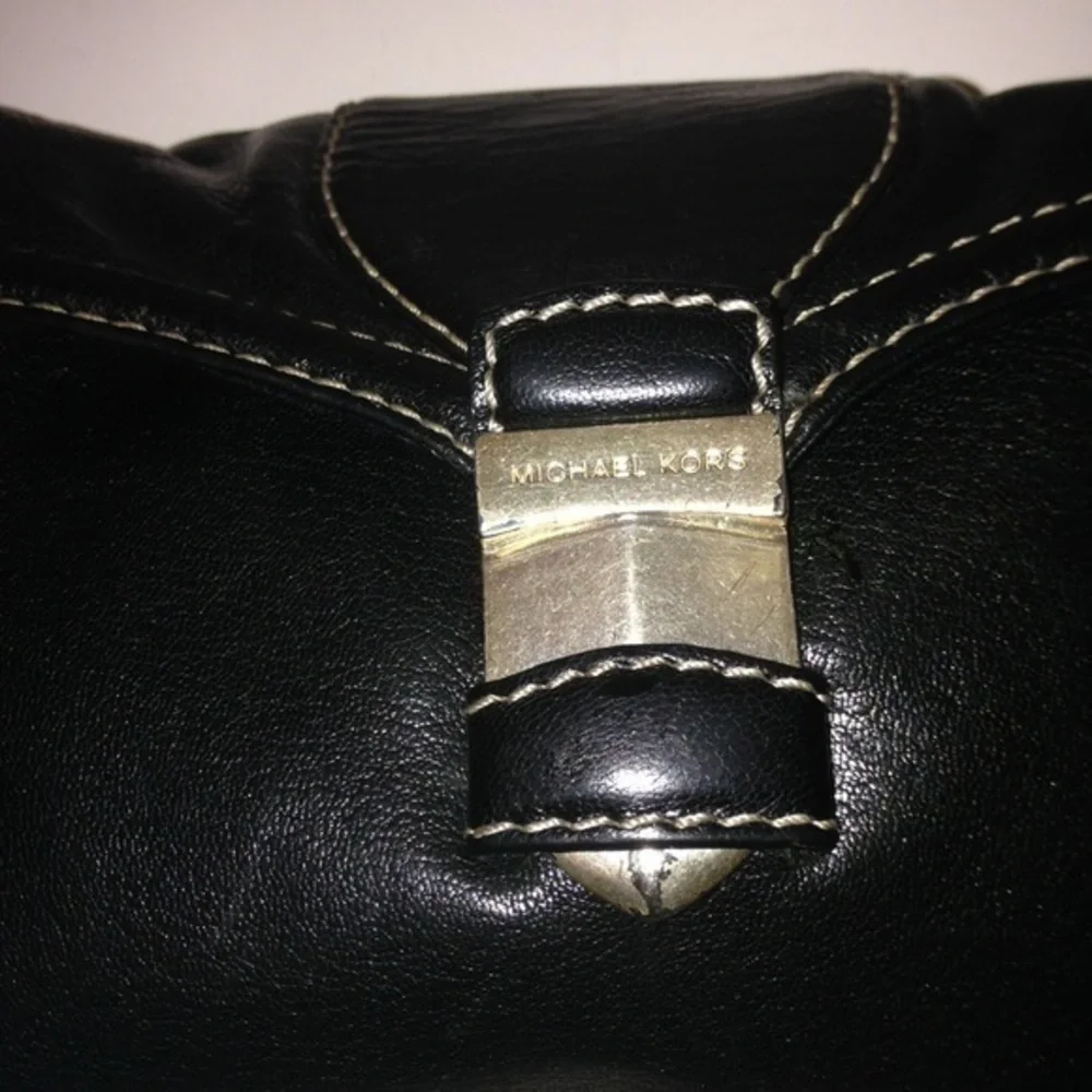 👛 MICHAEL KORS  👛 vintage black leather bag
